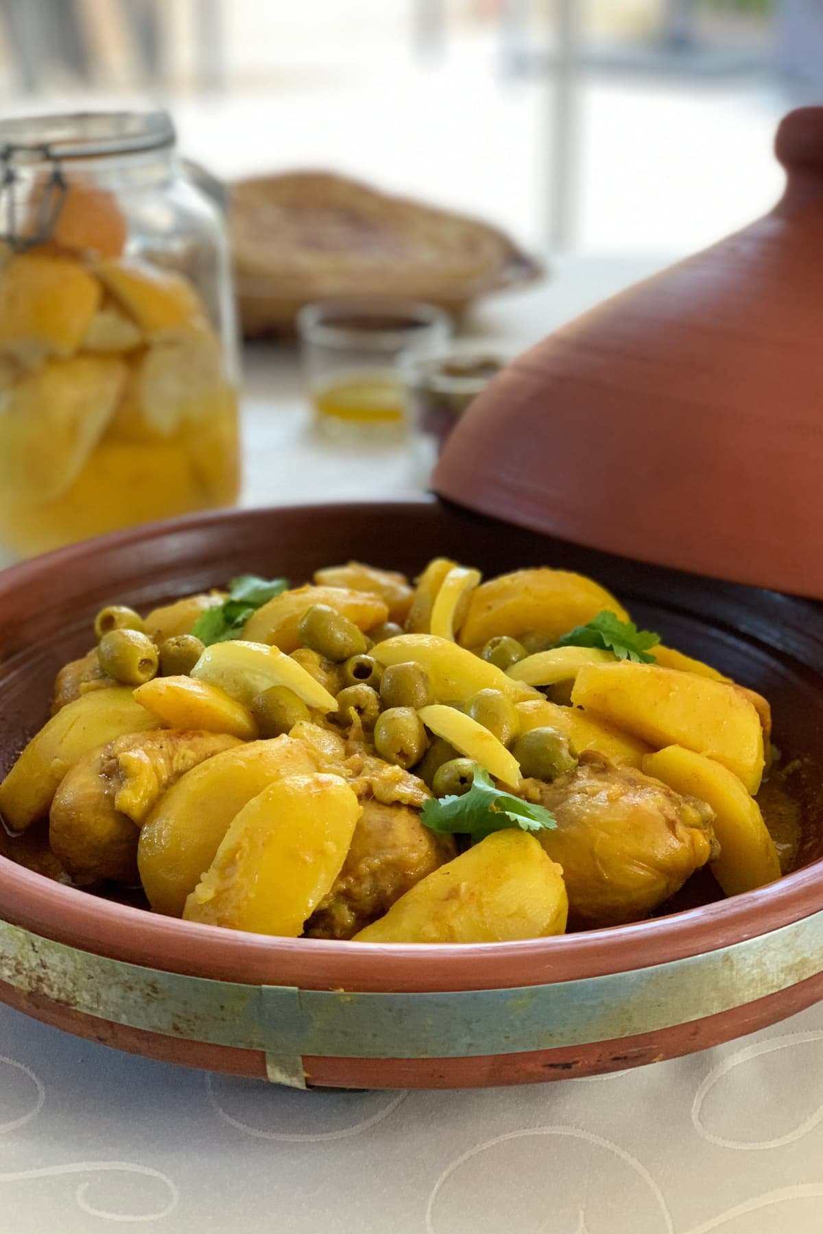 Tajine poulet citron confit